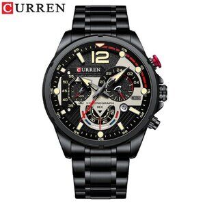 Chronograph Stylish Stainless‎ Steel Watch For Men